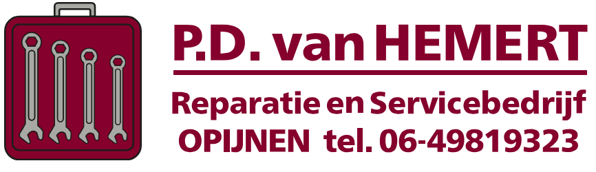 P.D. van Hemert reparatie en service bedrijf
